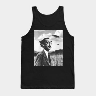 Salvador Dalí UFOs "Dalí & the UFOs" Art by Cult Class Tank Top